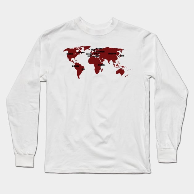 La Casa De Papel Long Sleeve T-Shirt by FlowrenceNick00